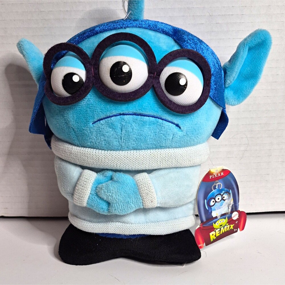 Mattel Disney Pixar Inside Out Sadness Remix Small Plush Toy GYG62
